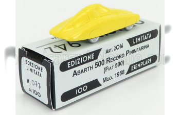 FIAT Abarth 500 Record Pininfarina (1958), Yellow