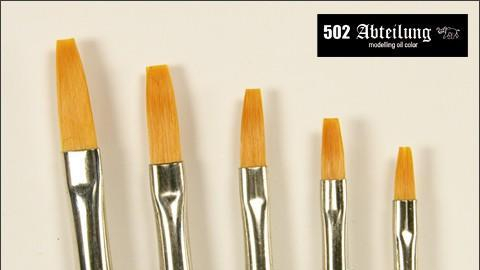 Кисть плоская №4