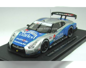 NISSAN GT-R R35 SuperGT 24 Wood One 2008, silver