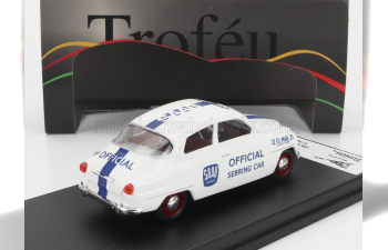 SAAB 96 Official Car 12h Sebring (1961), White Blue