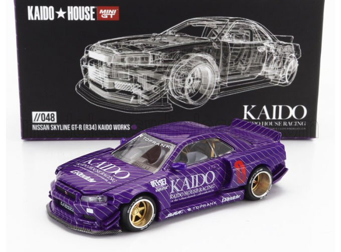 NISSAN Skyline Gt-r №0 Kaido Works V1 Coupe (2007), Purple