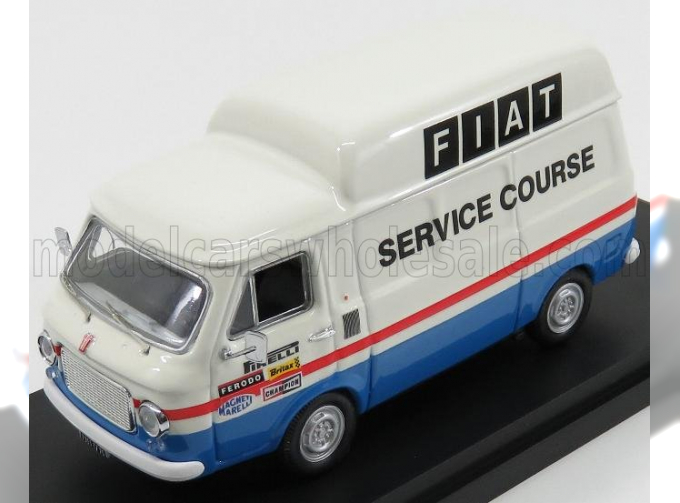 FIAT 238 Van Assistenza France Fiat Service Course (1971), white blue