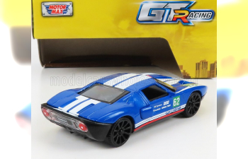 FORD Gt40 N 62 Racing (1966), Blue White