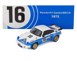 PORSCHE 911 Carrera RSR 3.0L Coupe Team Joest Racing Tebernum Racing №16 24h LeMans Clemens Schickentanz, Hartwig Bertrams (1975), white/light blue