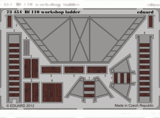 Фототравление для Bf 110 workshop ladder