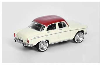 SIMCA Aronde Monthlery (1962), white / red