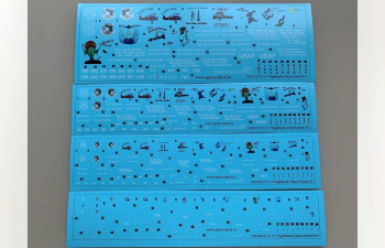 Декаль для F-117 Nighthawk "Desert Storm Pt.1", с тех. надписями