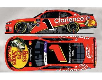 Chevrolet #1 Carson Kvapil *Bass Pro Shops Throwback*, red 2025