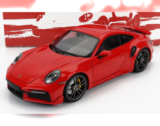 PORSCHE 911 992 Turbo S Coupe Sport Design 2021, Red