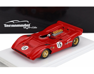 FERRARI 612 Can-am №16 3rd Watkins Glen (1969) Chris Amon, Red