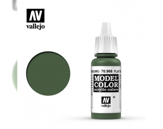 Краска акриловая `Model Color Зеленый темный/Flat green