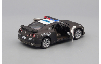 NISSAN GT-R R35 Police (2009), black / white