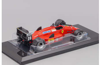 FERRARI F1 87/88c N 28 Season (1988) Gerard Berger - Con Vetrina - With Showcase, Red Black