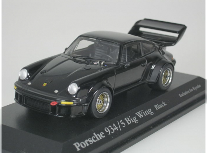 Porsche 911 (934/5) Big Wing Corretto Collezione черный