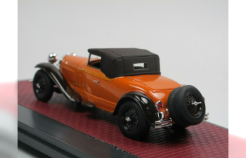 BUGATTI Type 46 Cabriolet de Villars #46360 (закрытый) 1930 Orange