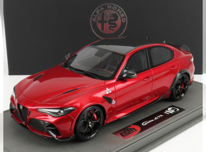 ALFA ROMEO Giulia Gta (2020) - Con Vetrina - With Showcase, Rosso Gta - Red Met