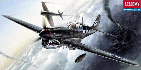 Сборная модель Самолет P-40M/N Warhawk