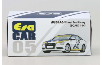 AUDI A6 Wheel Test Livery, white/blue