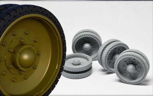 Т-34/СУ-85 Опорные катки с перфорацией бандажа и усиленным кольцом