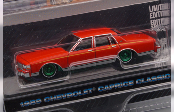 CHEVROLET Caprice Classic 1989 Custom Red/Yellow Stripes (Greenlight!!!)