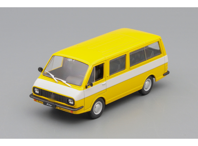 РАФ 2203 Латвия, Автолегенды СССР 26, жёлтый с белой полосой