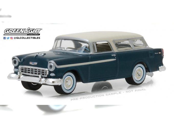 CHEVROLET Nomad 1955 Blue/Beige