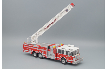 SMEAL Spartan Gladiator 105 RM Ladder "Charlotte Fire Department" (2014), red / white