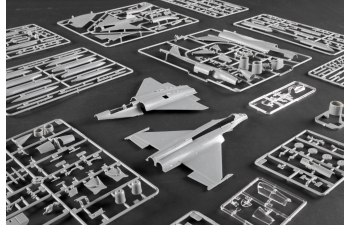 Сборная модель многоцелевой истребитель ВВС Филиппин J-10CE и израильский Rafale 2 в 1