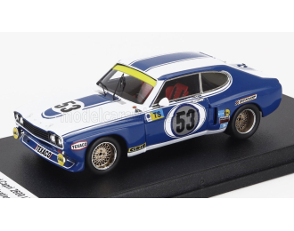 FORD Capri 2600 Lv 3.0l V6 №53 24h Le Mans (1973) Helmut Koinigg - Jean Vinatier - Gerry Birrel, White Blue