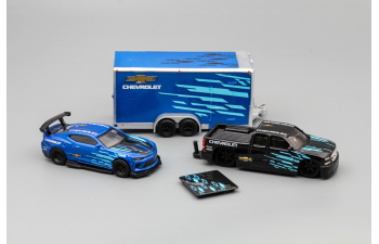 CHEVROLET Pick-Up With Trailer + Camaro N 17 Racing 2019