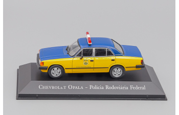 CHEVROLET Opala Policia Rodoviaria Federal 1988, yellow / blue