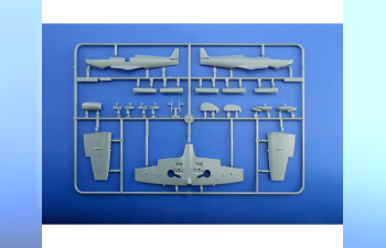 Сборная модель Британский истребитель Supermarine Spitfire MK.IXc (поздняя версия)