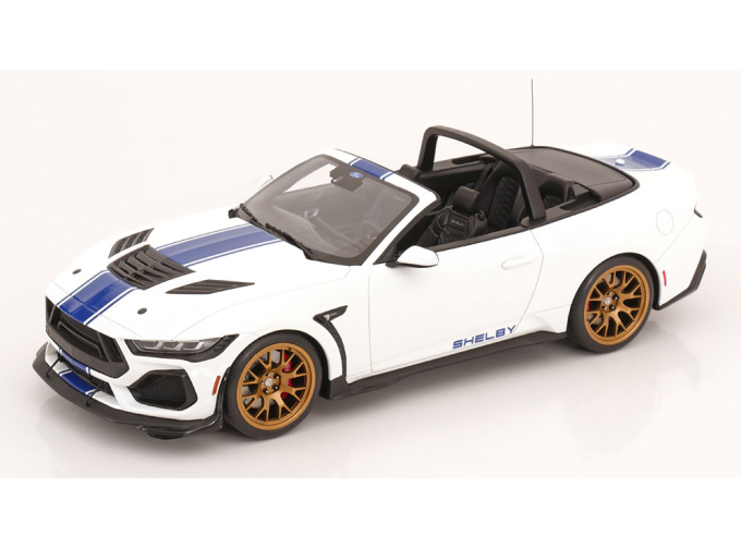 FORD Mustang Shelby Supersnake Convertible (2025), white blue