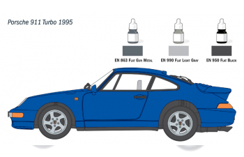 Сборная модель PORSCHE 911 993 Turbo Coupe 1993