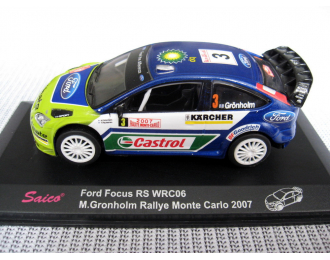 FORD Focus RS WRC06 M. Gronholm Rallye Monte Carlo #3 (2007), blue