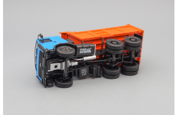 Минский 5516 самосвал (1995), голубой / оранжевый