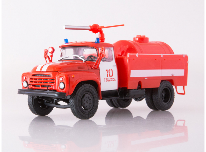 Пожарный автомобиль АП-3 (130), красный / белый