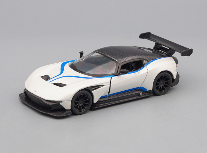 ASTON MARTIN Vulcan color line, white / blue