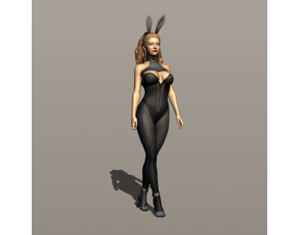 Фигурка Кролик, окрашенная