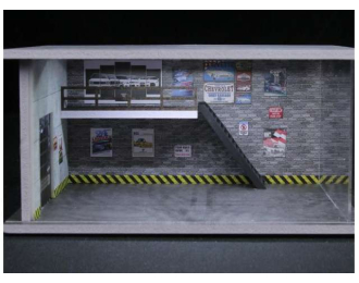 Diorama *B-workshop with light*, various