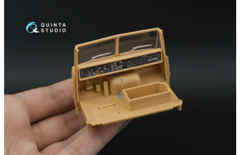 3D Декаль интерьера кабины КрАЗ-260 (HobbyBoss) (с 3D-печатными деталями)