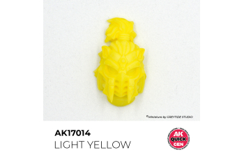 Краска акриловая QUICK GEN - Светло-жёлтый / LIGHT YELLOW, 18мл