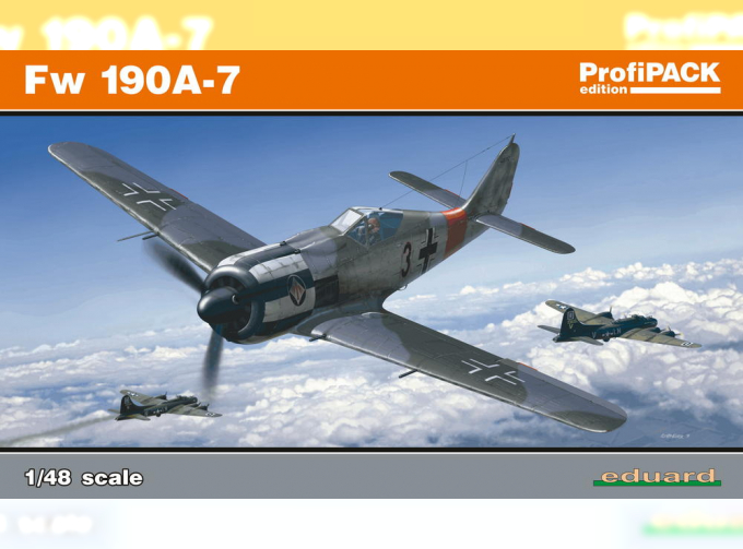 Сборная модель Немецкий истребитель Fw-190A-7 (Profipack)