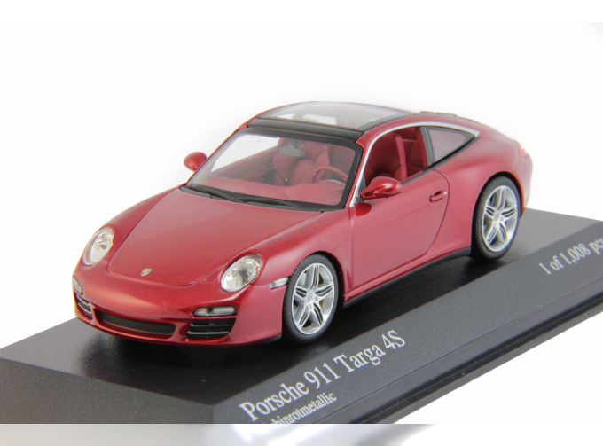 PORSCHE 911 Targa 4S (2008), red metallic