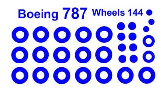 Маски окрасочные на диски и колеса Boing 787