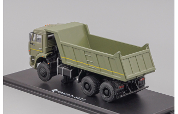 (Б/У) КАМАЗ 6522 6х6 самосвал, хаки