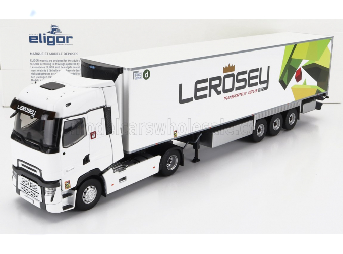 RENAULT T520 Truck Semi-frigo Lerosey Transports (2021), white