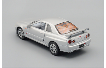 NISSAN Skyline GTR R34, silver