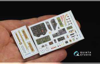 3D Декаль интерьера кабины N1K2-J Shidenkai (Hasegawa)