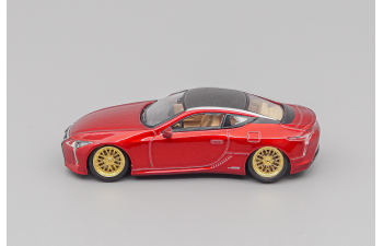 LEXUS LC500 HellaFlush (2017), red